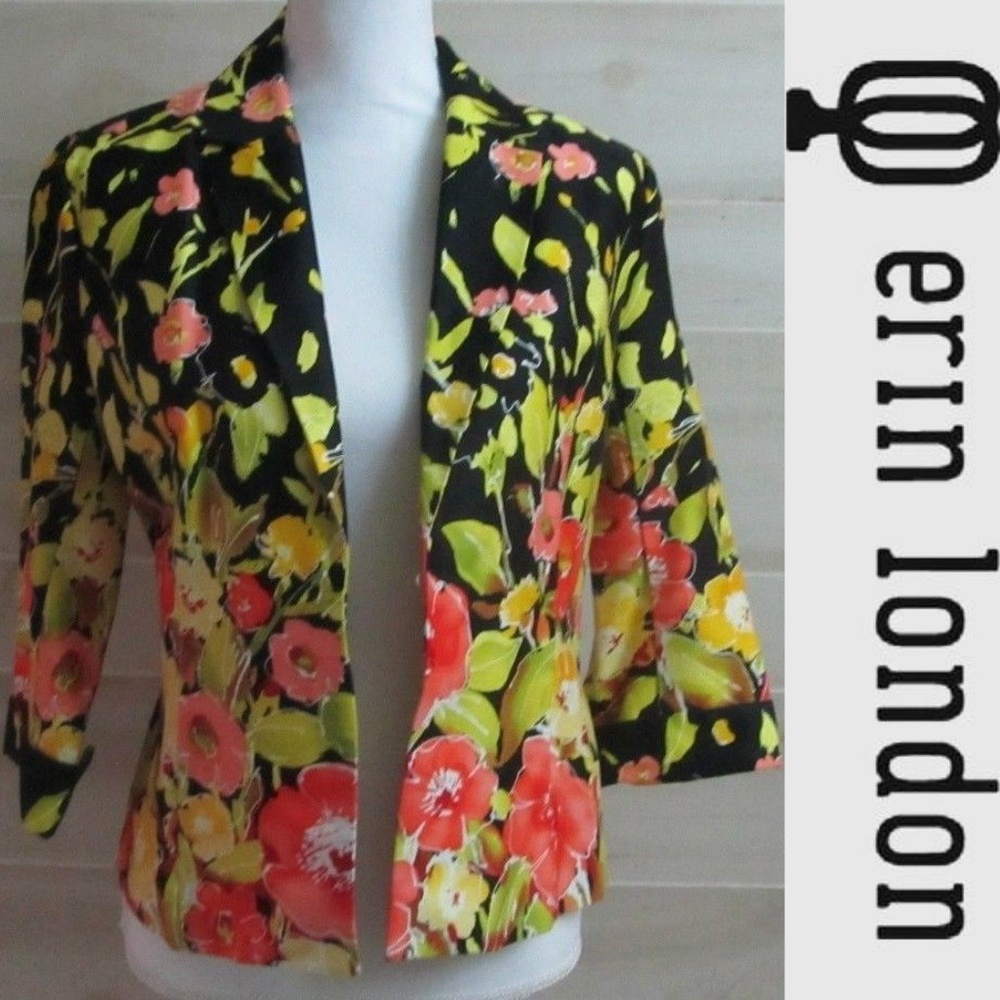 Erin London Blazer Floral Spring Jacket